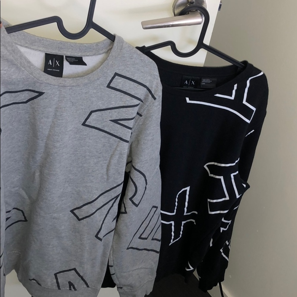2 FOR 1! AX Men’s crewneck sweaters